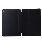 Apple iPad Pro 10.5" (Air 2019) solidus atverčiamas juodas odinis dėklas - knygutė (sulankstomas)
