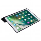 Apple iPad Pro 10.5" (Air 2019) solidus atverčiamas juodas odinis dėklas - knygutė (sulankstomas)