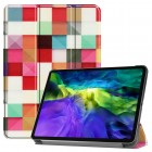 Apple iPad Pro 11 (2021 / 2020 / 2018) atverčiamas spalvotas „Cubes“ dėklas - knygutė