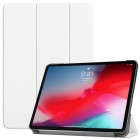 Apple iPad Pro 11 (2018, 1-os kartos) atverčiamas baltas odinis dėklas - knygutė