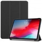 Apple iPad Pro 11 (2018, 1-os kartos) atverčiamas juodas odinis dėklas - knygutė