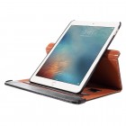 Apple iPad Pro 9.7" solidus atverčiamas, sukiojamas 360 laipsnių, juodas odinis dėklas - stovas