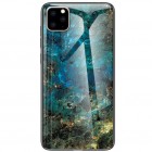 Apple iPhone 11 Pro „Marble“ kieto silikono TPU mėlynas dėklas - nugarėlė