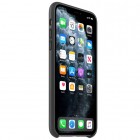 Oficialus „Apple“ Silicone Case juodas silikoninis TPU iPhone 11 Pro Max dėklas, nugarėlė (MX002ZM/A)