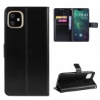 Apple iPhone 11 Pro atverčiamas juodas odinis dėklas - piniginė