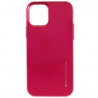 Apple iPhone 12 Pro Max Mercury tamsiai rožinis kieto silikono TPU dėklas - nugarėlė