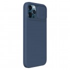 Apple iPhone 12 (12 Pro) „Nillkin“ CamShield MagSafe tamsiai mėlynas dėklas, nugarėlė su kameros apsauga