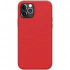 Apple iPhone 12 (12 Pro) "Nillkin" Flex Liquid Silicone raudonas dėklas - nugarėlė