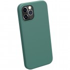 Apple iPhone 12 (12 Pro) "Nillkin" Flex Liquid Silicone žalias dėklas - nugarėlė