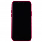 Apple iPhone 12 (12 Pro)  kieto silikono TPU tamsiai rožinis dėklas - nugarėlė