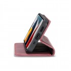 Apple iPhone 13 Mini CaseMe Retro solidus atverčiamas bordo odinis dėklas - knygutė