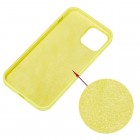 Apple iPhone 13 Mini Shell kieto silikono TPU geltonas dėklas - nugarėlė