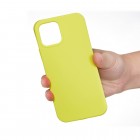 Apple iPhone 13 Mini Shell kieto silikono TPU geltonas dėklas - nugarėlė
