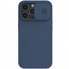 Apple iPhone 13 Pro Max „Nillkin“ CamShield MagSafe mėlynas dėklas, nugarėlė su kameros apsauga
