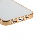 Apple iPhone 13 Pro „X-Level“ Glitter Case TPU silikoninis skaidrus permatomas plonas dėklas su auksiniu rėmeliu
