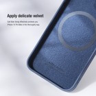 Apple iPhone 14 „Nillkin“ CamShield MagSafe mėlynas dėklas, nugarėlė su kameros apsauga