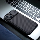 Apple iPhone 14 Plus „Nillkin“ CamShield Pro juodas dėklas, nugarėlė su kameros apsauga