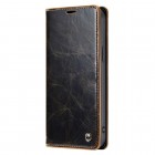 Apple iPhone 14 Pro „CaseMe“ Leather solidus atverčiamas rudas odinis dėklas - knygutė