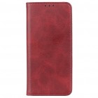 Apple iPhone 14 Pro „Split“ raudonas odinis atverčiamas dėklas - knygutė