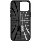 „Spigen“ Liquid Air Apple iPhone 15 Pro juodas kieto silikono dėklas