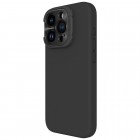 Apple iPhone 15 Pro „Nillkin“ Lenswing Magnetic juodas dėklas, nugarėlė su kameros apsauga