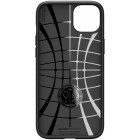 „Spigen“ Liquid Air Apple iPhone 15 juodas kieto silikono dėklas