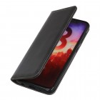 Apple iPhone 16 „Split“ juodas odinis atverčiamas dėklas - knygutė