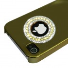 „Leshine“ auksinis Apple iPhone 4S dėklas - spindintis ratas (dėkliukas, nugarėlė)