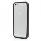 Juodas „Infisens“ silikoninis Apple iPhone SE (5, 5s) dėklas (dėkliukas)