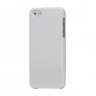 Baltas Snap-on plastikinis Apple iPhone SE (5, 5s) dėklas (dėkliukas, nugarėlė)