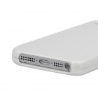 Baltas Snap-on plastikinis Apple iPhone SE (5, 5s) dėklas (dėkliukas, nugarėlė)