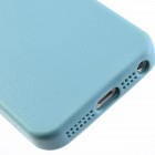 Apple iPhone SE (5, 5s) kieto silikono TPU šviesiai mėlynas dėklas - nugarėlė