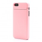 Rožinis „ONE%+“ plastikinis Apple iPhone SE (5, 5s) dėklas (dėkliukas) su integruotu veidrodžiu