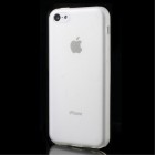 Apple iPhone 5C skaidrus (matinis) kieto silikono TPU ploniausias pasaulyje dėklas