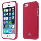 Apple iPhone SE (5, 5s) tamsiai rožinis (koralinis) Mercury kieto silikono (TPU) dėklas