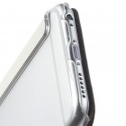 Apple iPhone 6 (6s) baltas atverčiamas dėklas su langeliu
