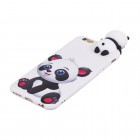 Apple iPhone 6 (6s) „Squezy“ Panda kieto silikono TPU baltas dėklas - nugarėlė