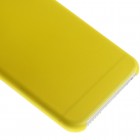 Ploniausias pasaulyje plastikinis skaidrus Apple iPhone 6 (6s) geltonas dėklas - nugarėlė
