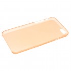 Ploniausias pasaulyje plastikinis skaidrus Apple iPhone 6 (6s) oranžinis dėklas - nugarėlė