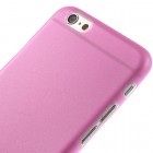 Ploniausias pasaulyje plastikinis skaidrus Apple iPhone 6 (6s) rožinis dėklas - nugarėlė