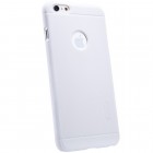 Nillkin Frosted Shield Apple iPhone 6 Plus (6s Plus) baltas plastikinis dėklas + apsauginė ekrano plėvelė