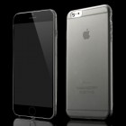 Apple iPhone 6 Plus (6s Plus) skaidrus (permatomas) kieto silikono TPU ploniausias pasaulyje pilkas dėklas
