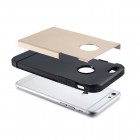 Sustiprintos apsaugos Apple iPhone 6 (6s) baltas kieto silikono (TPU) ir plastiko dėklas