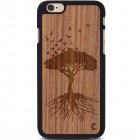 Apple iPhone 6 (6s) „Crafted Cover“ Medis natūralaus medžio dėklas (šviesus medis)
