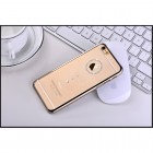 Apple iPhone 6 (6s) Devia Crystal Diamante Swarovski plastikinis skaidrus permatomas auksinis dėklas su kristalais