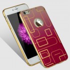 Apple iPhone 6s Plus „JLW“ Color Palette rožinis su auksiniais apvadais elegantiškas plastikinis dėklas