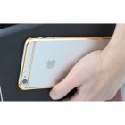 Apple iPhone 6s Plus Rock Neon plastikinis skaidrus permatomas auksinis dėklas