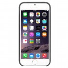 „QIALINO“ Genuine Leather Apple iPhone 6s juodas odinis dėklas - nugarėlė su kišenėle kortelėms