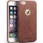 „QIALINO“ Slim Leather Apple iPhone 6s šviesiai rudas odinis dėklas - nugarėlė
