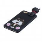 Apple iPhone 7 (iPhone 8, SE 2020) „Squezy“ Dog kieto silikono TPU juodas dėklas - nugarėlė